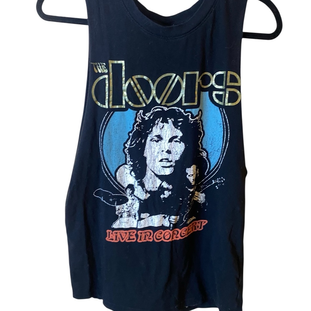 The Doors Graphic Cut off Oversized Tank Top M - Picture 2 of 4